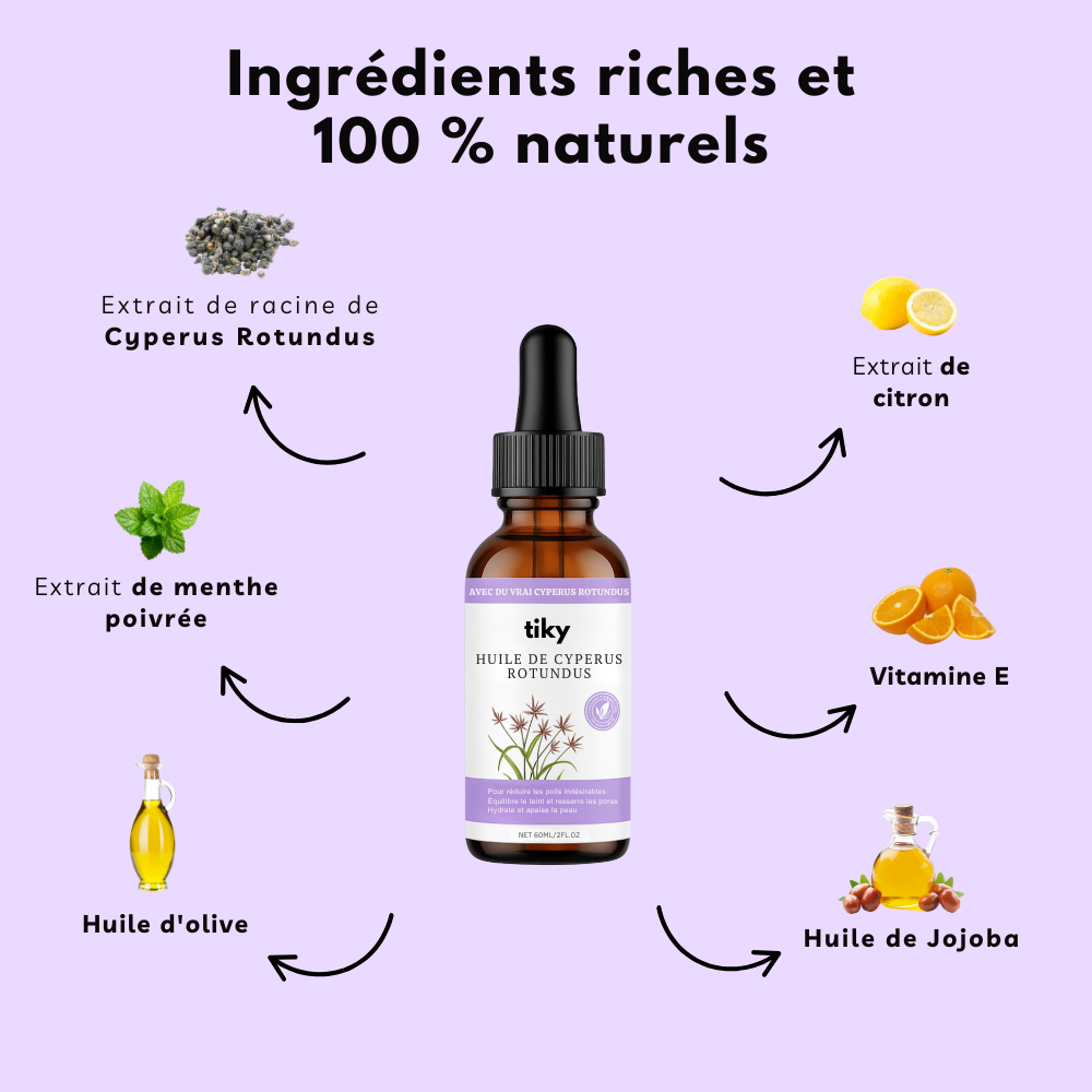 Tiky - Huile de Cyperus Rotundus